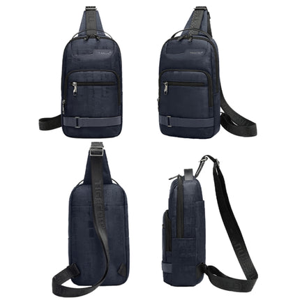 Tigernu T-S8183 Men Leisure Sports Chest Bag Waterproof Multi-Function Messenger Bag(Blue)-garmade.com
