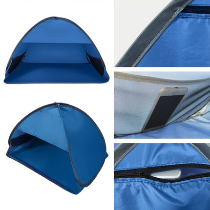 Indoor and Outdoor Automatic Quick Opening Sunshade Headrest Tent, Size: M 70x50x45cm(Watermelon)-garmade.com