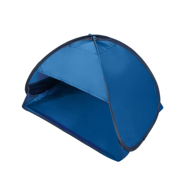 Indoor and Outdoor Automatic Quick Opening Sunshade Headrest Tent, Size: L 80x50x55cm(Blue)-garmade.com