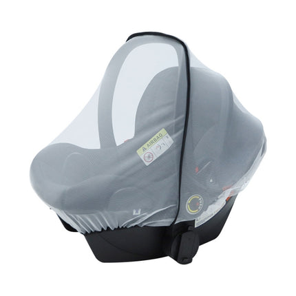Baby Stroller Pushchair Mosquito Net Newborn Carriage Cradles Cover(White)-garmade.com