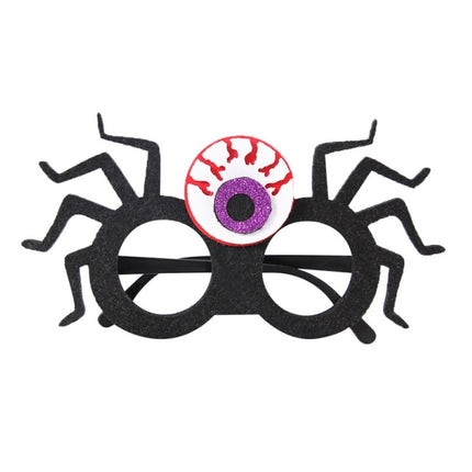 Halloween Decoration Funny Glasses Party Skeleton Spider Horror Props Eyeball-garmade.com