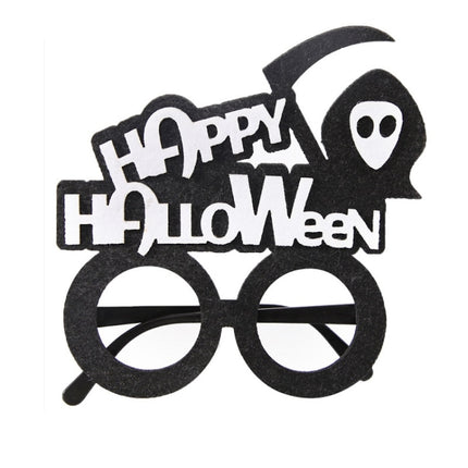 Halloween Decoration Funny Glasses Party Skeleton Spider Horror Props Sickle-garmade.com