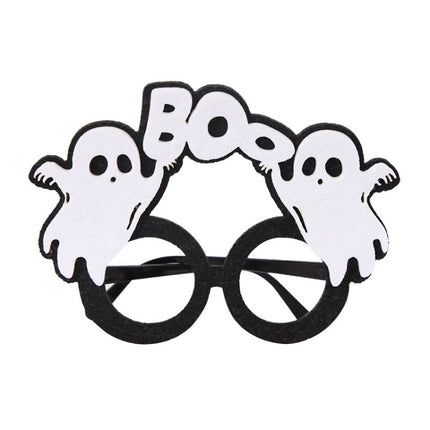 Halloween Decoration Funny Glasses Party Skeleton Spider Horror Props Alphabet Gost-garmade.com