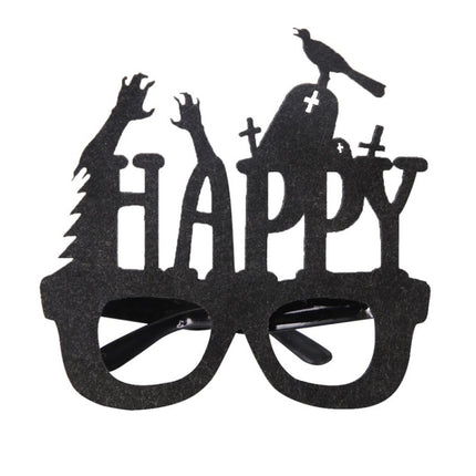 Halloween Decoration Funny Glasses Party Skeleton Spider Horror Props Tombstone-garmade.com
