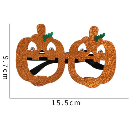 Halloween Decoration Funny Glasses Party Skeleton Spider Horror Props Halloween Pumpkin-garmade.com