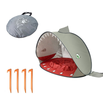 Baby Beach Tent With Pool Portable Foldable Sunshelter, Color: Shark Gray-garmade.com