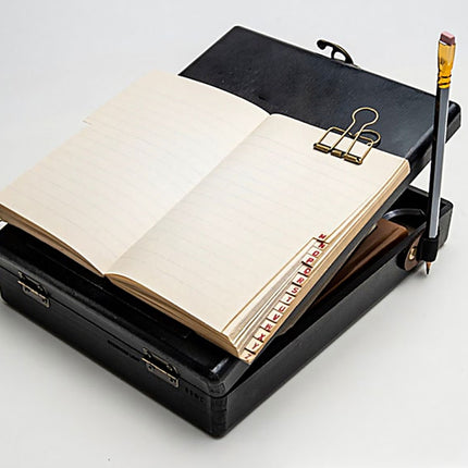 Writer Messenger Wooden Box Walnut Briefcase(Black)-garmade.com