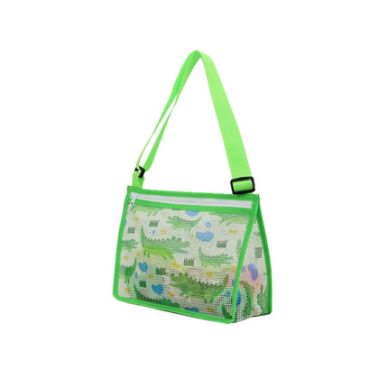 2 PCS Printed Zipper Three-dimensional Beach Toy Bag For Children(Crocodile)-garmade.com