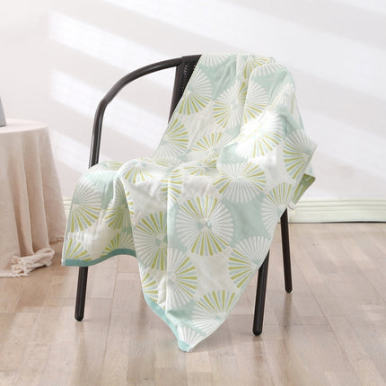 Cotton Bath Towel Soft Comfortable Beach Towel(Dandelion Green)-garmade.com