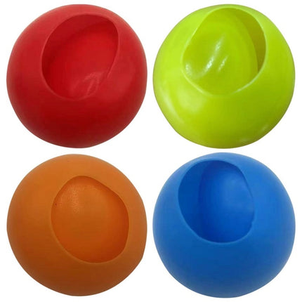 8 PCS Children Silicone Water Polo Water Fight Toy For Venting Decompression, Diameter: 6cm(Red)-garmade.com