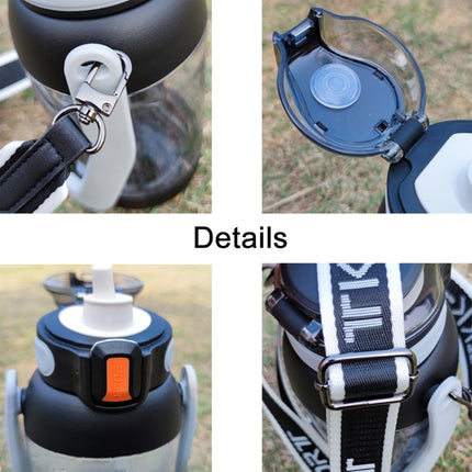 TKK Outdoor Fitness Large Capacity Portable Sports Water Cup, Capacity: 900ML(Gray)-garmade.com