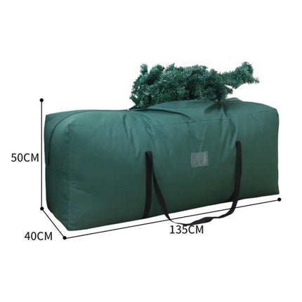 Christmas Tree Storage Bag Christmas Gift Dust-proof Storage Bag, Size: 135x40x50cm(Green)-garmade.com