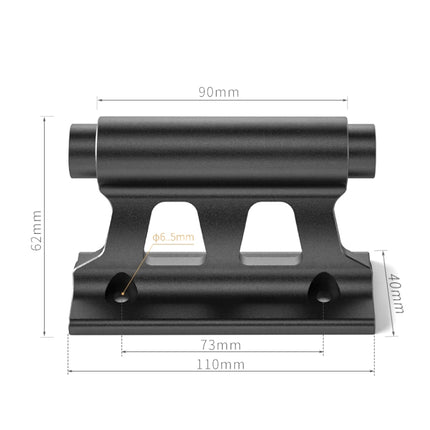 CX-C08 Bicycle Fixed Front Fork Bracket Quick Release Buckle Axle Front Fork Bracket(Black)-garmade.com