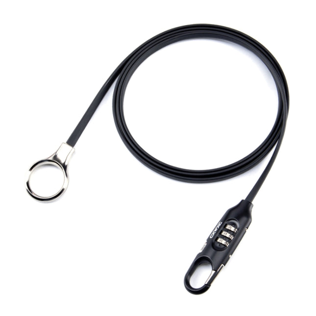 PL3001 Bicycle Mountain Bike Portable Anti-theft Password Cable Lock(Black)-garmade.com