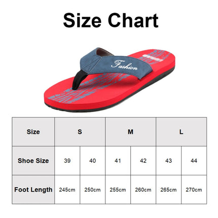 MK005 Men Outer Wear EVA Flip Flops, Size: 41-42(Red)-garmade.com
