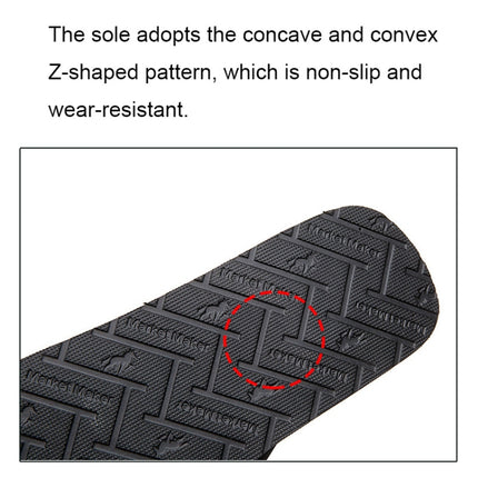 Market Maker MM0152RM Men Soft Sole Flip-Flops, Size: 39-40(Black)-garmade.com