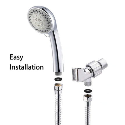 Concealed Shower Head 5 Function Pause Mode Shower Head, Style： Shower+Hose+Bracket-garmade.com