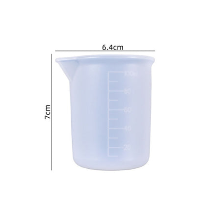 10 PCS Crystal Epoxy Silicone With Scale 100ml Measuring Cup-garmade.com