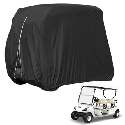 210D Oxford Cloth Golf Cart Cover Scooter Kart Dust Cover, Specification: 285 x 122 x 168cm(Black)-garmade.com