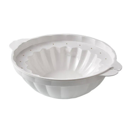 2PCS Homemade Ice Bowl Ice Tray Silicone Mold, Szie: Small (White)-garmade.com