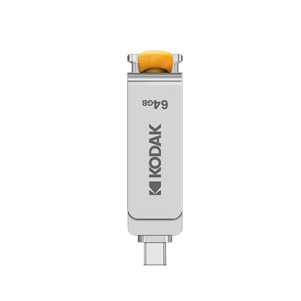 Kodak K243C 2 In 1 Type-C/USB-C + USB3.1 High-speed Transfer U disk, Capacity: 64GB-garmade.com