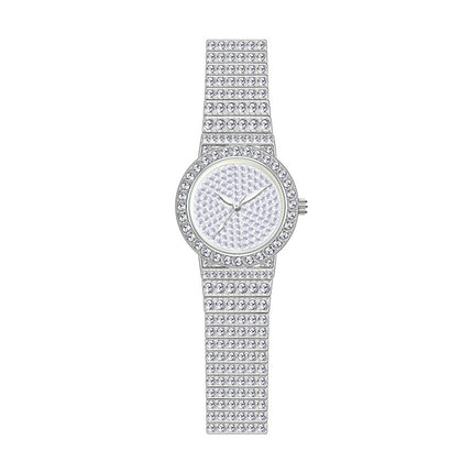 BS Bee Sister FA1101 Women Chain Watch Starry Diamonds Wrist watch(Silver Diamonds Surface)-garmade.com
