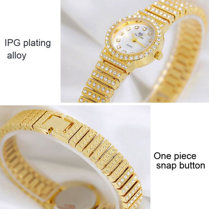BS Bee Sister FA1101 Women Chain Watch Starry Diamonds Wrist watch(Silver Scale Surface)-garmade.com