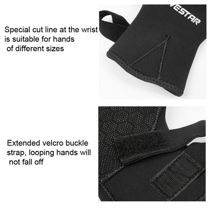 DIVESTAR Diving Gloves Cut & Stab Resistant Sports Gloves, Model: 3mm, Size: M-garmade.com