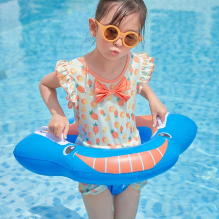 Children Adult Cartoon Inflatable Swimming Ring, Pattern: New Blue Shark-garmade.com