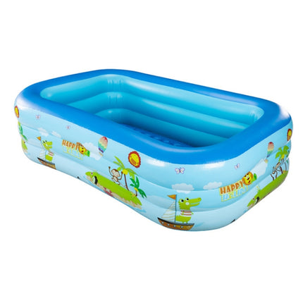 Children Adult Cartoon Inflatable Swimming Ring, Pattern: 1.5m Three Layer Pool-garmade.com