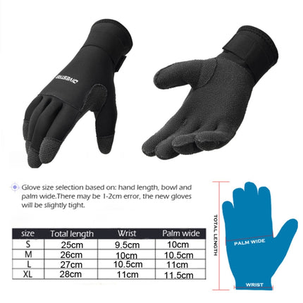DIVESTAR 5mm Non-slip Wear-resistant Gloves Stab-resistant Diving Gloves, Size: M-garmade.com