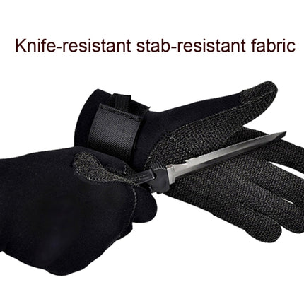 DIVESTAR 5mm Non-slip Wear-resistant Gloves Stab-resistant Diving Gloves, Size: L-garmade.com