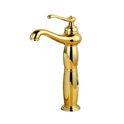 Hot And Cold Mixed Water Basin Imitation Water Faucet, Style: High Model-garmade.com