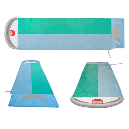 Double Children Water Slide Lawn Spray Pad(Whale)-garmade.com