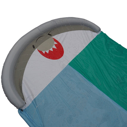 Double Children Water Slide Lawn Spray Pad(Whale)-garmade.com