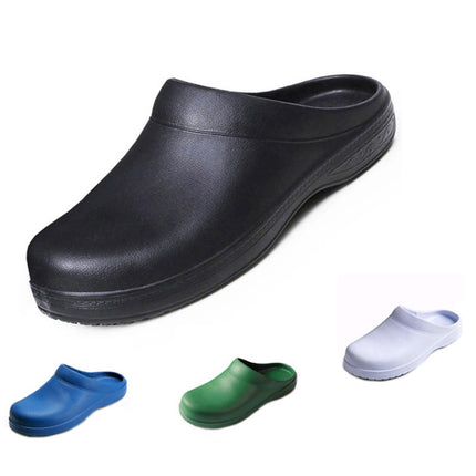 S073 Non-slip Work Shoes for Laboratory and Operating Room, Size: 38-39(Black)-garmade.com
