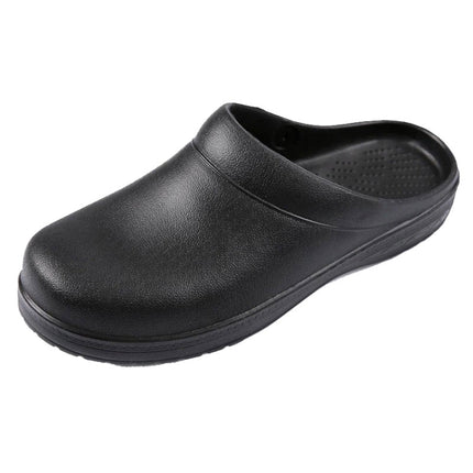 S073 Non-slip Work Shoes for Laboratory and Operating Room, Size: 44-45(Black)-garmade.com