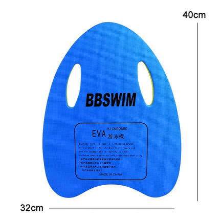 BBSWIM Swimming Aid EVA Float Board Children Backboard Swimming Equipment(Blue)-garmade.com