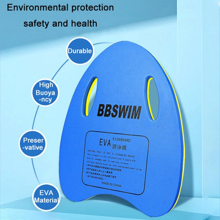 BBSWIM Swimming Aid EVA Float Board Children Backboard Swimming Equipment(Blue)-garmade.com