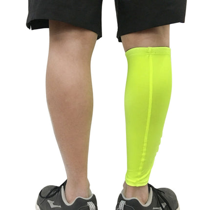 2PCS Sports Outdoor Basketball Ride Honeycomb Anti -Collision Leg Protection M (Fluorescent Green)-garmade.com