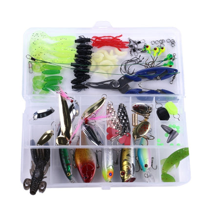 110 PCS / Box HENGJIA Sea Bass Fake Soft Bait Fishing Gear Accessories Freshwater Bait-garmade.com