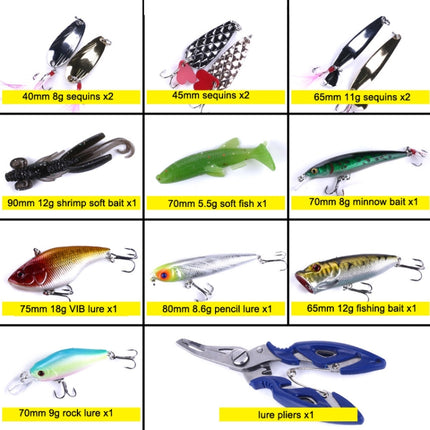 110 PCS / Box HENGJIA Sea Bass Fake Soft Bait Fishing Gear Accessories Freshwater Bait-garmade.com