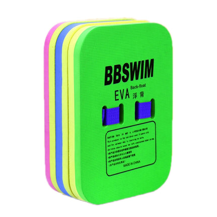 BBSWIM Swimming Back Flotation Board Swimming Buoyancy Aids, Color: Large Green-garmade.com