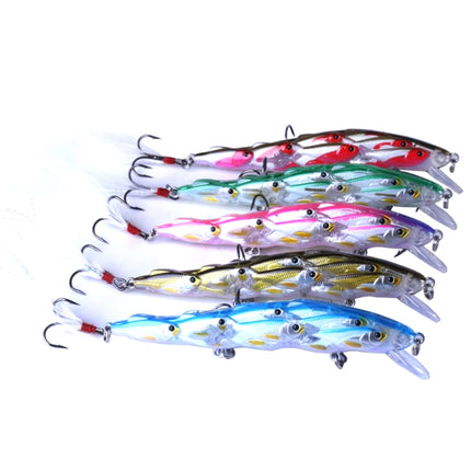 HENGJIA MI113 11.5cm 15.7g Sea Fishing Crank Lure Swing With Feather Hook(C)-garmade.com