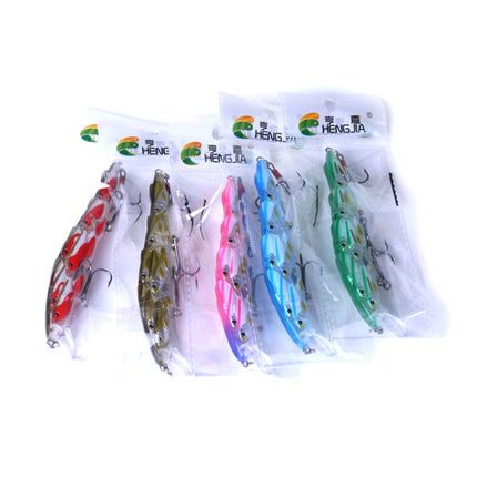 HENGJIA MI113 11.5cm 15.7g Sea Fishing Crank Lure Swing With Feather Hook(C)-garmade.com