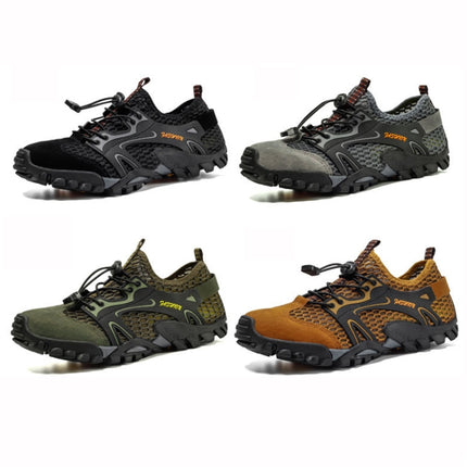 Hiking Shoes Summer Sandals Outdoor Wading Beach Shoes, Size: 48(Green)-garmade.com