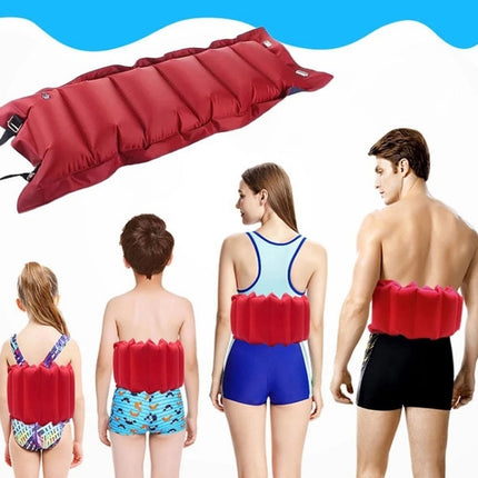 Swimming Inflatable Waist Drift Beginner Back Drift With Rope-garmade.com