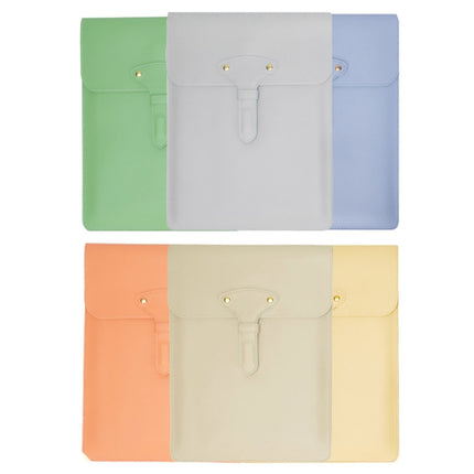 S177 3 In 1 Leather Waterproof Laptop Liner Bags, Size: 14 inches(Light Yellow)-garmade.com