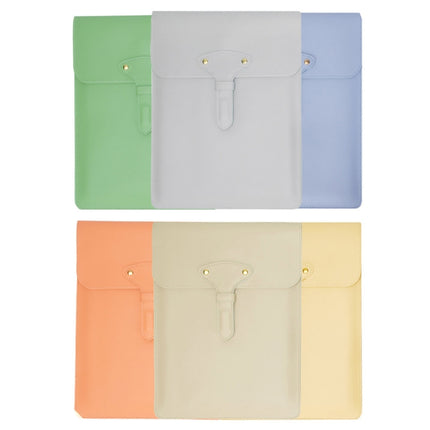 S177 3 In 1 Leather Waterproof Laptop Liner Bags, Size: 14 inches(Avocado Green)-garmade.com