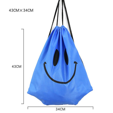 10 PCS Beach Fitness Swimming Drawstring Waterproof Bag(Royal Blue Fish)-garmade.com